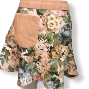 RARE FIND Vintage Handmade Half Apron Retro Fabric